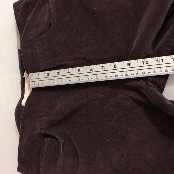 Soft Surroundings Pull On Relaxed Straight Corduroy Pants Color Burnt Hi… - Picture 9 of 11